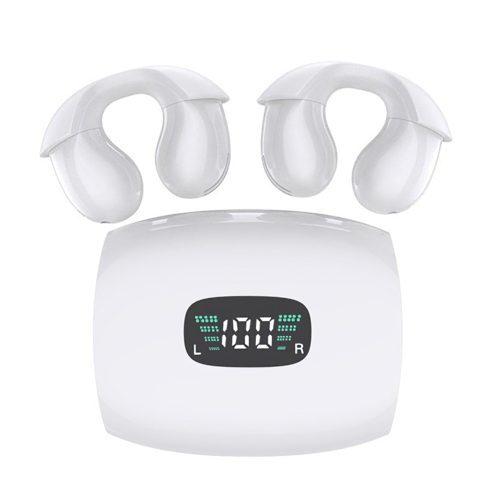 Q96 Bone Conduction Headphone Bluetooth 5.3 Wireless Sport Running Earphone with 300mAh Digital Display Charging Bin Q96 Bone Conduction Headphone Bluetooth 5.3 Wireless Sport Running Earphone with 300mAh Digital Display Charging Bin
